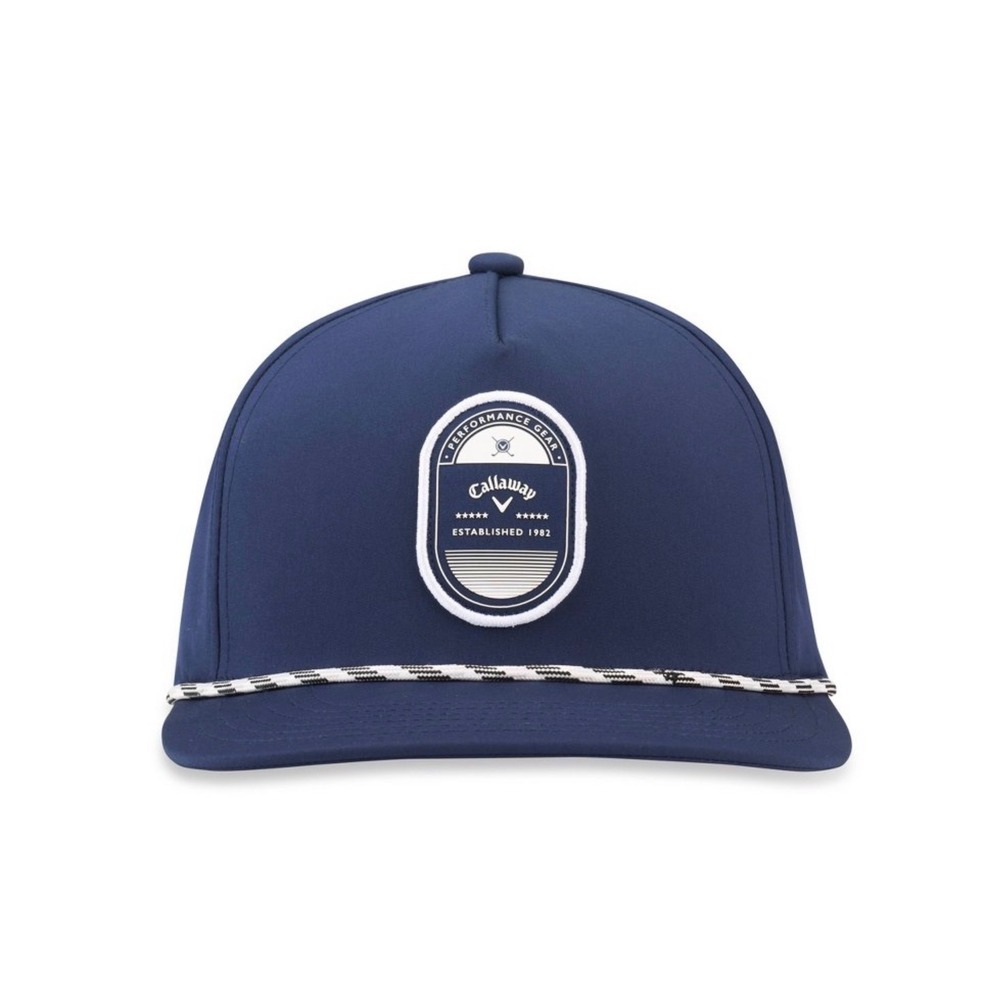 Callaway Bogey Free Navy Blue Rope Snapback Golf Hat Performance Gear NWT
